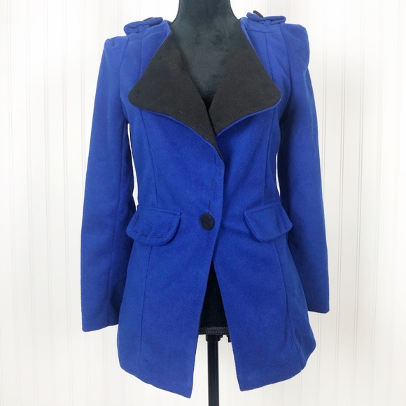 William Rast Wool Single Button Jacket - Picture 1 of 8